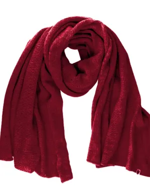 Air Wrap Scarf In Burgundy | Burgundy