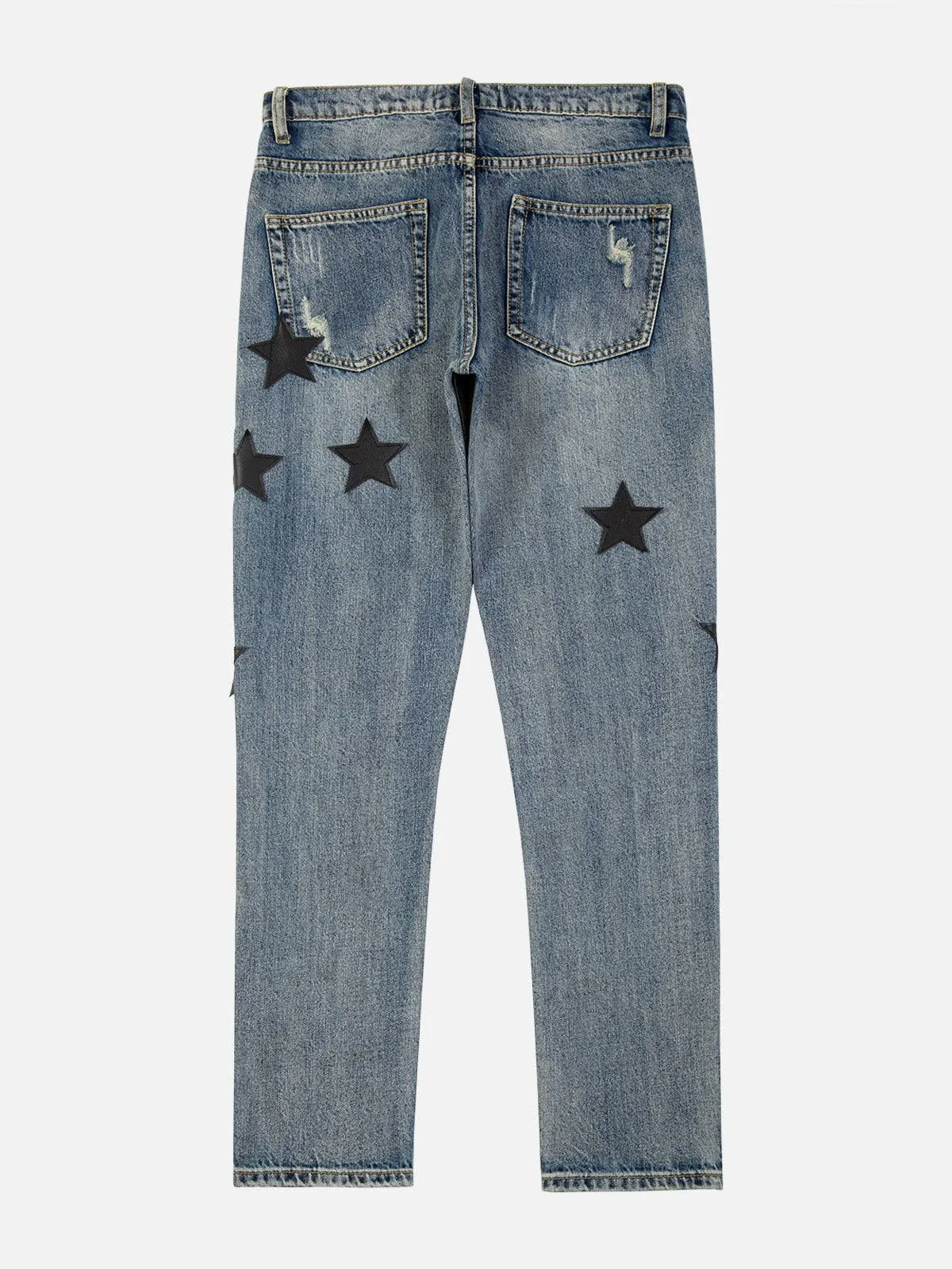 AlanBalen® - Embroidery Multi Star Jeans