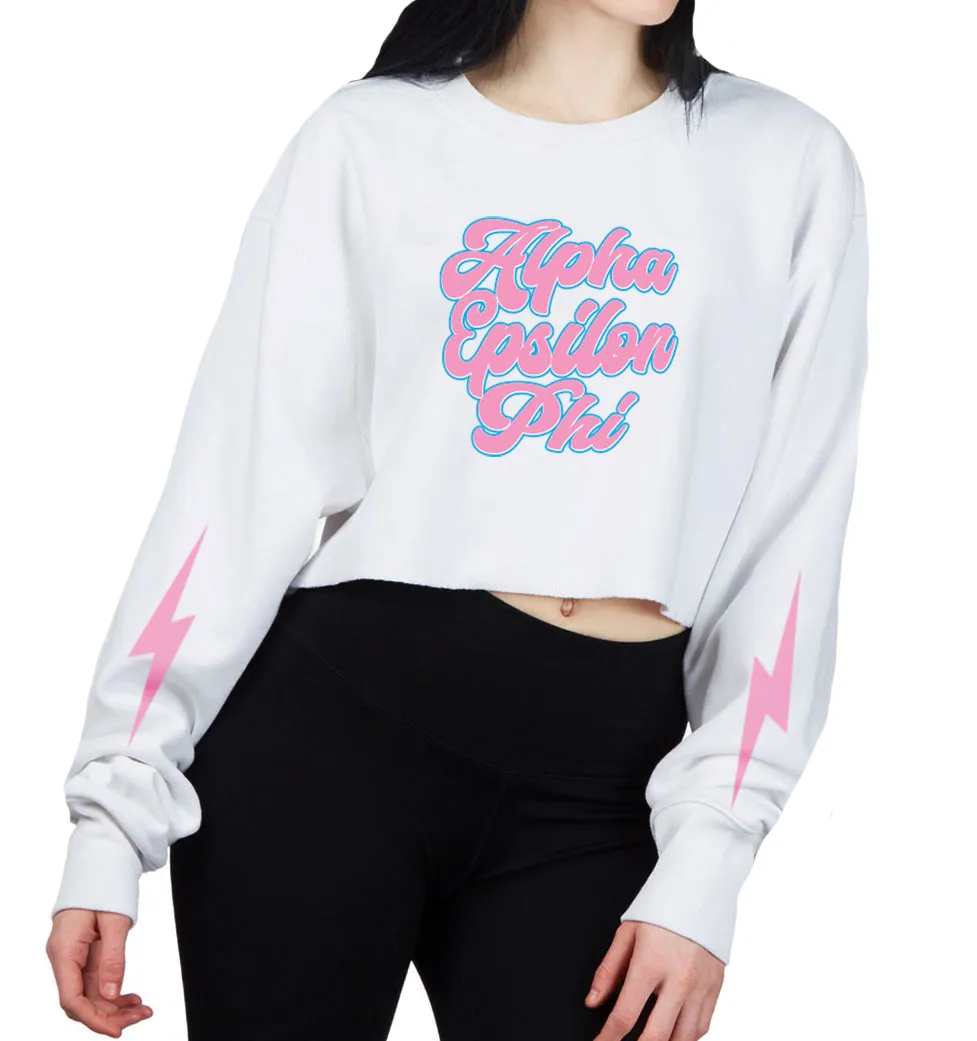 Alpha Epsilon Phi Lightning Crewneck