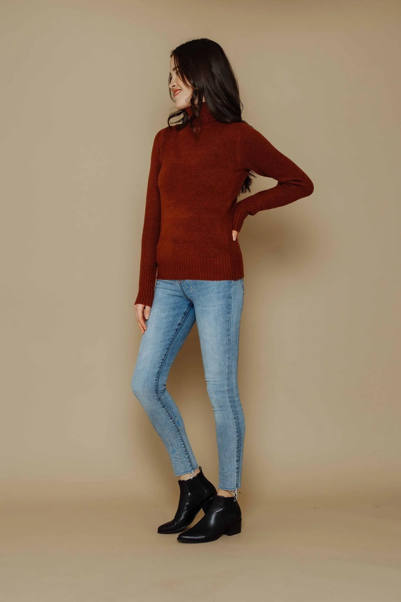 Amanda Classic Turtleneck Sweater