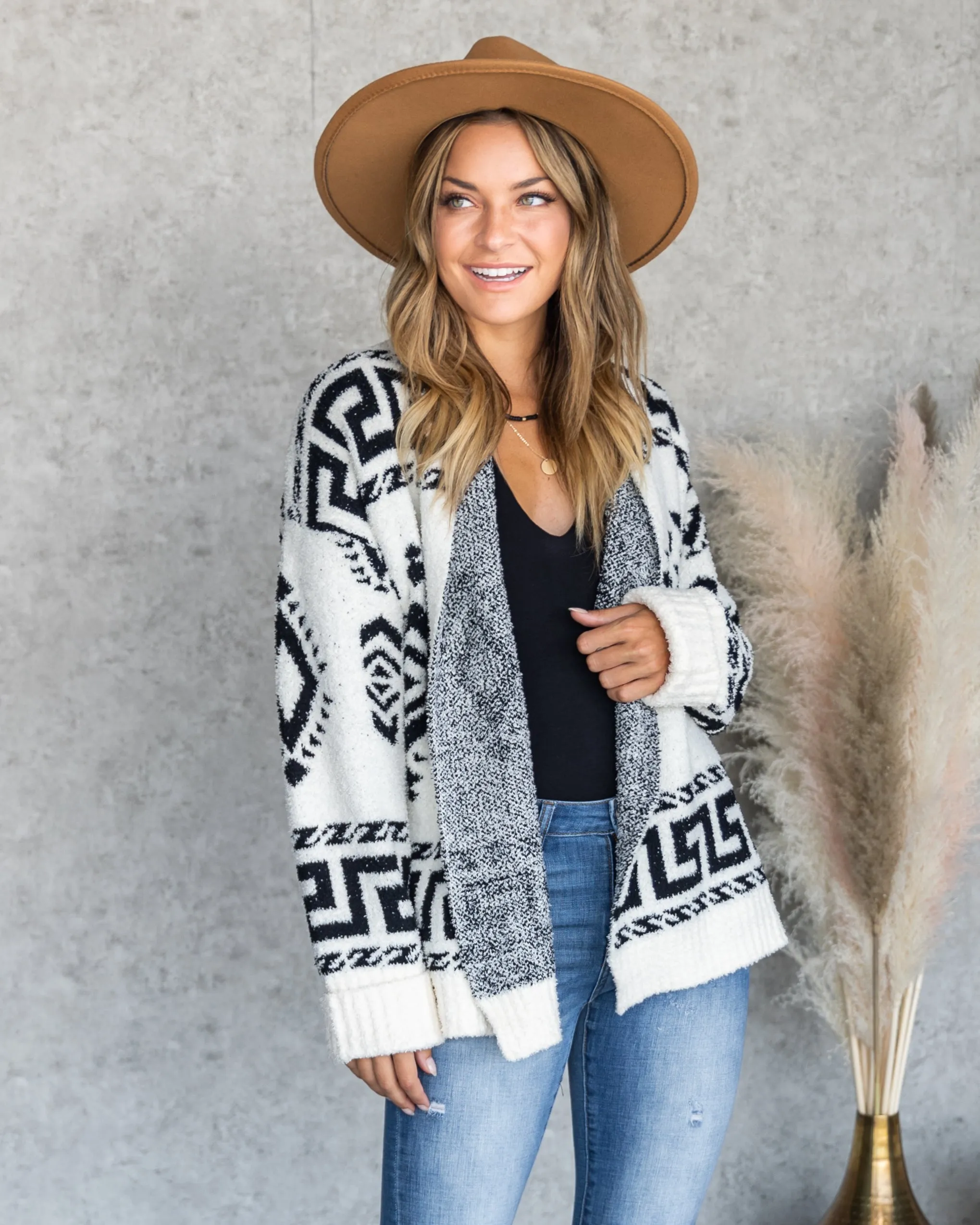 Aurora Aztec Print Cardigan