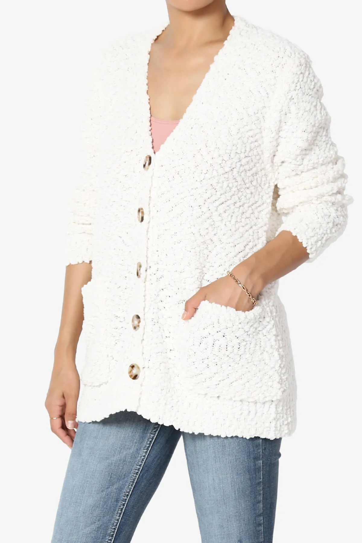 Barry Button Teddy Knit Sweater Cardigan MORE COLORS