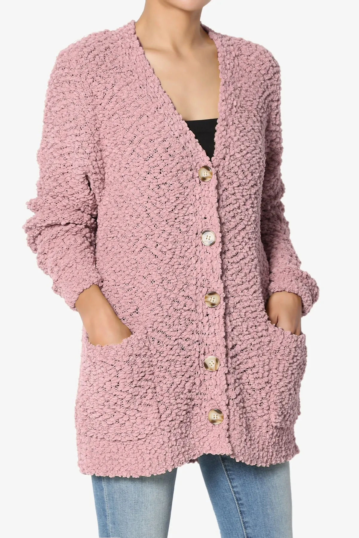 Barry Button Teddy Knit Sweater Cardigan MORE COLORS