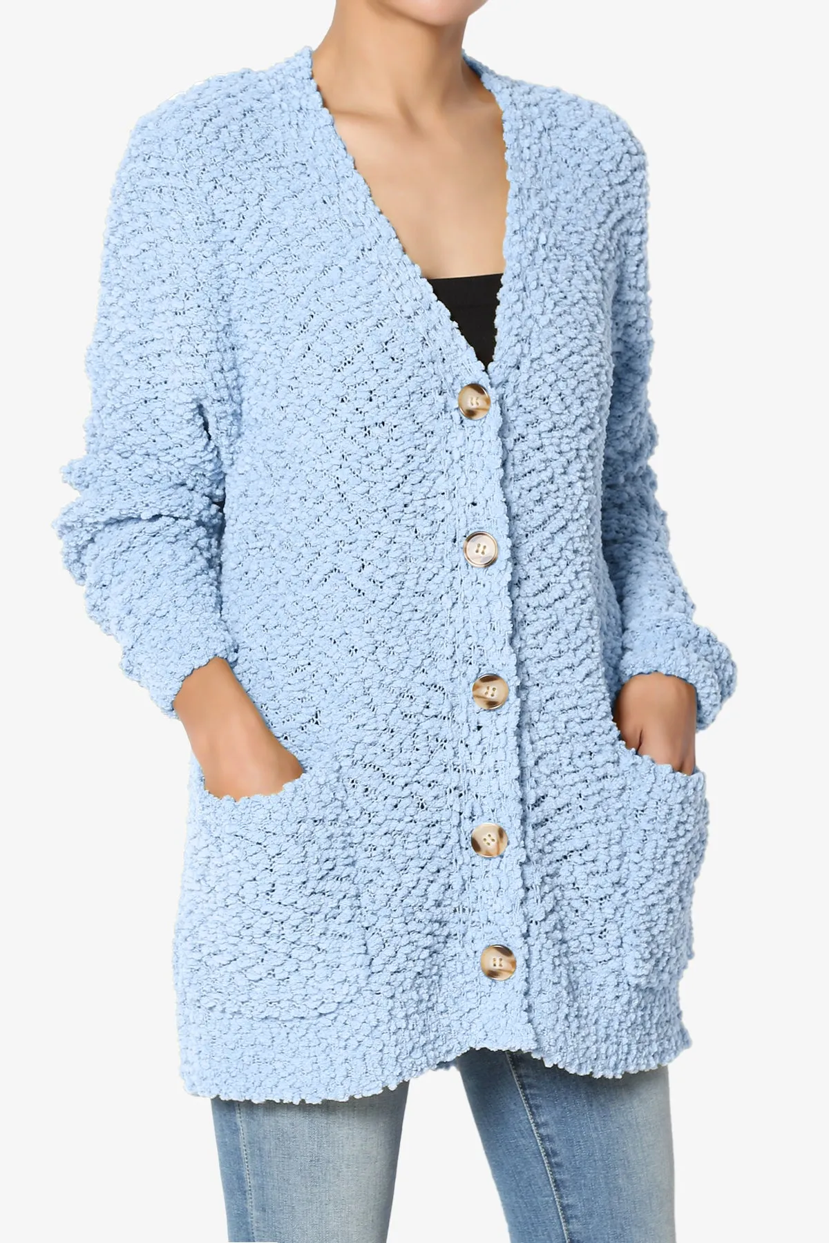 Barry Button Teddy Knit Sweater Cardigan MORE COLORS