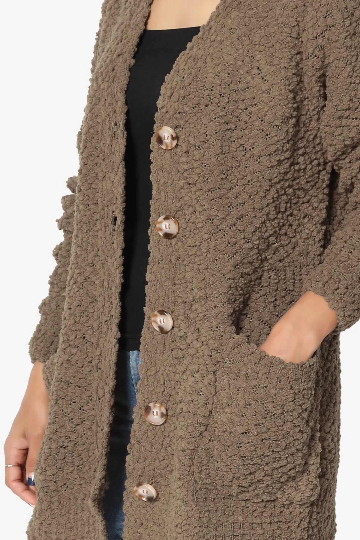 Barry Button Teddy Knit Sweater Cardigan MORE COLORS