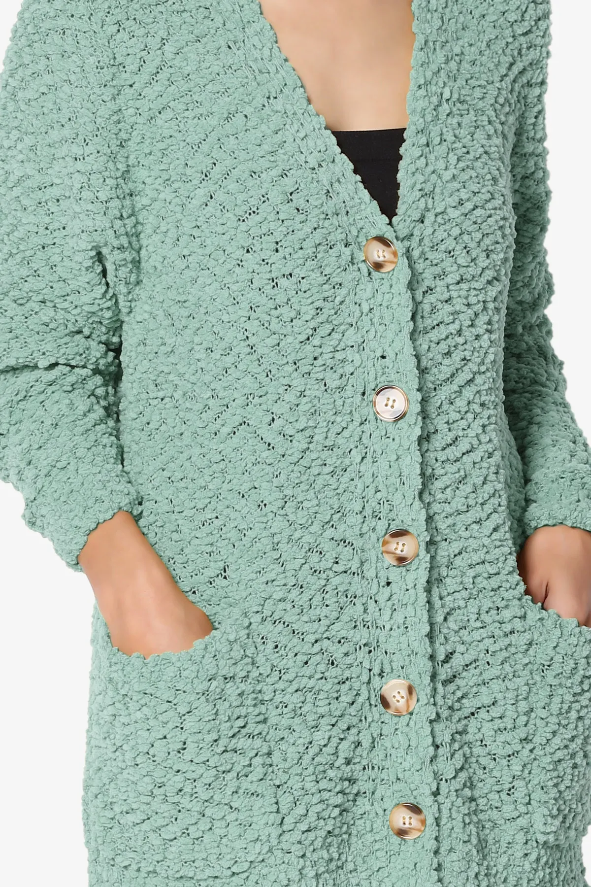 Barry Button Teddy Knit Sweater Cardigan MORE COLORS