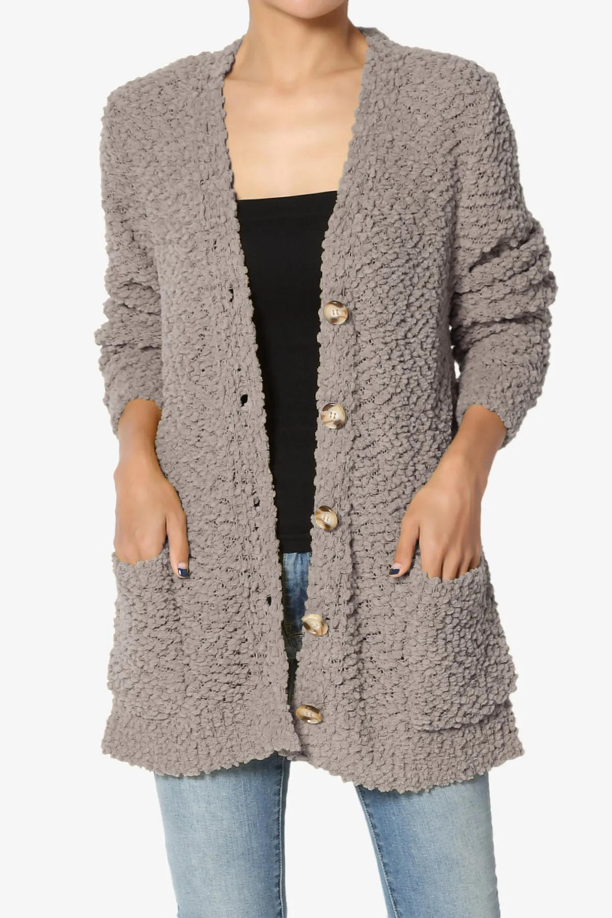 Barry Button Teddy Knit Sweater Cardigan MORE COLORS