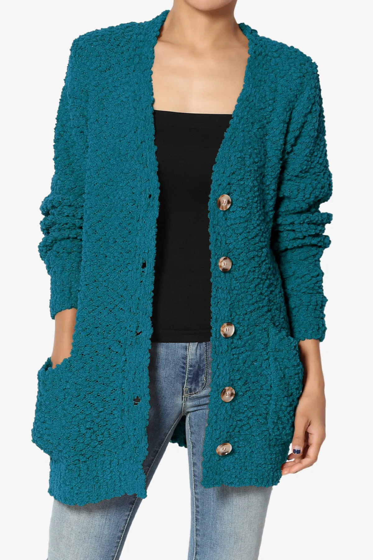 Barry Button Teddy Knit Sweater Cardigan MORE COLORS