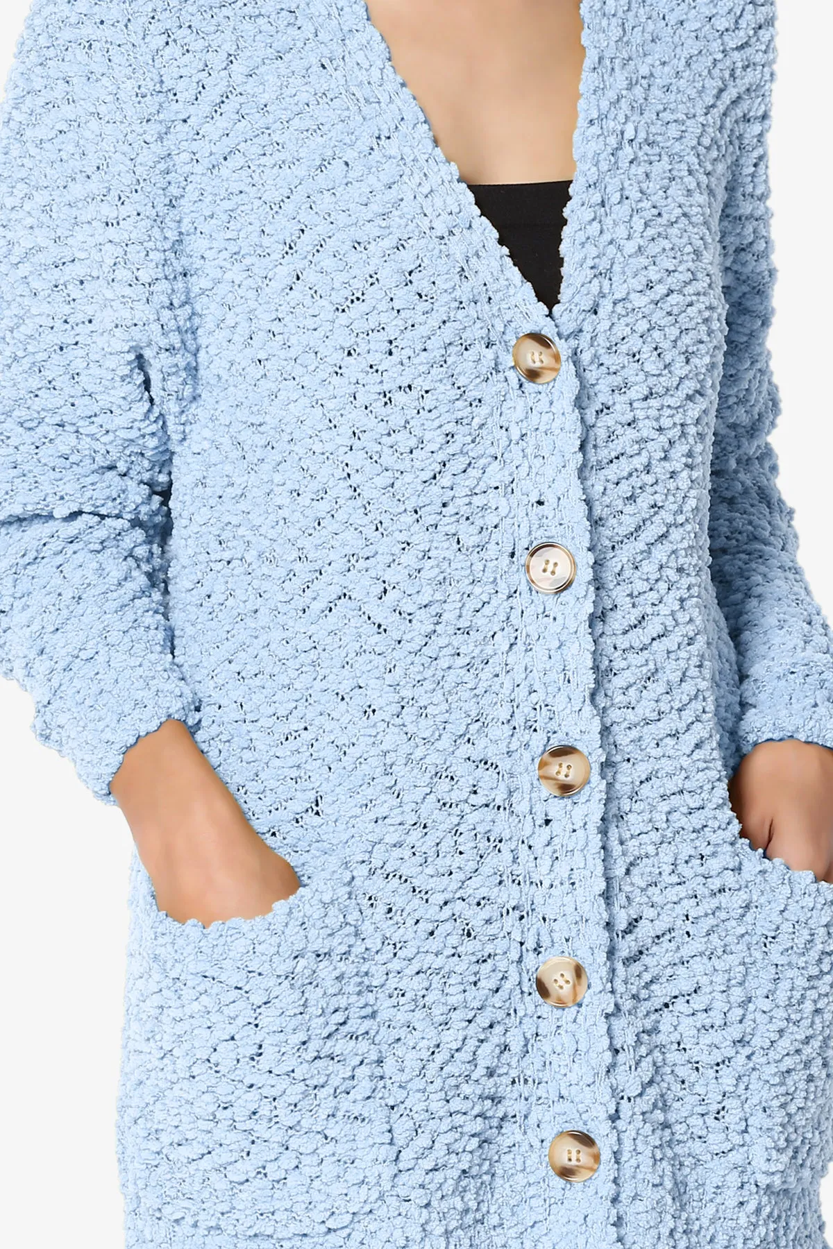 Barry Button Teddy Knit Sweater Cardigan MORE COLORS