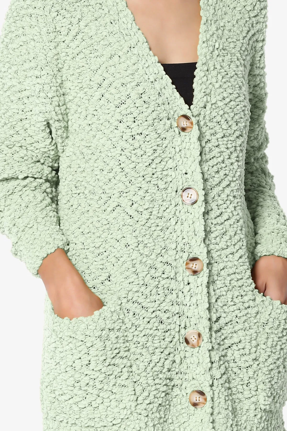 Barry Button Teddy Knit Sweater Cardigan MORE COLORS