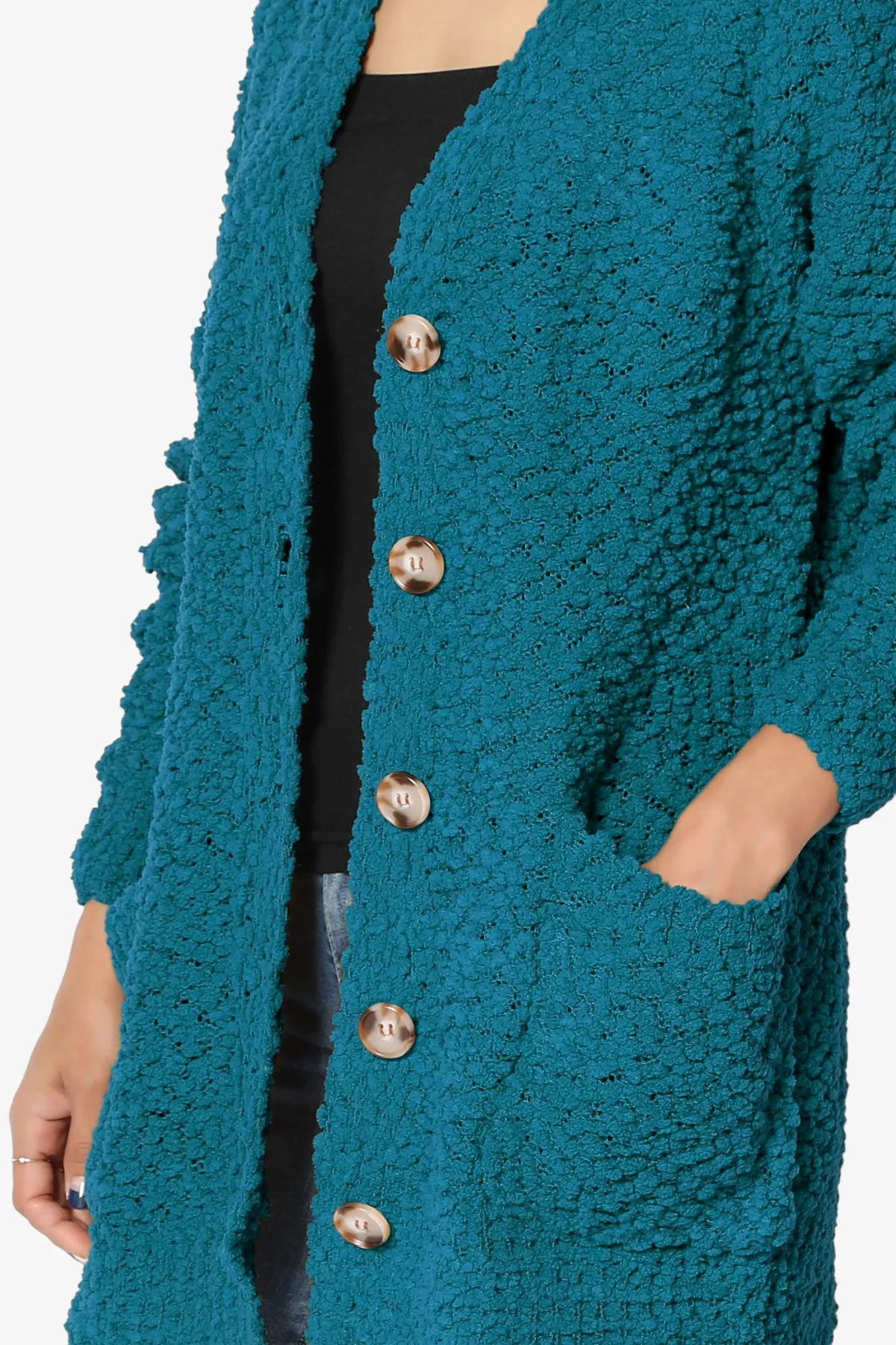 Barry Button Teddy Knit Sweater Cardigan MORE COLORS