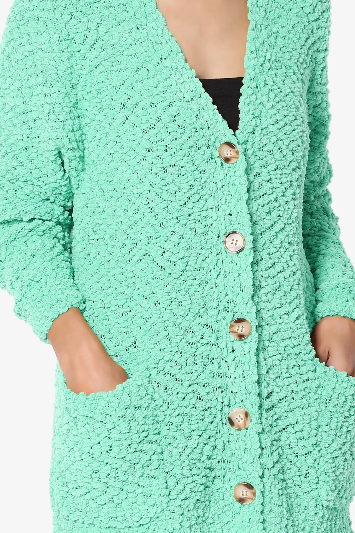 Barry Button Teddy Knit Sweater Cardigan MORE COLORS