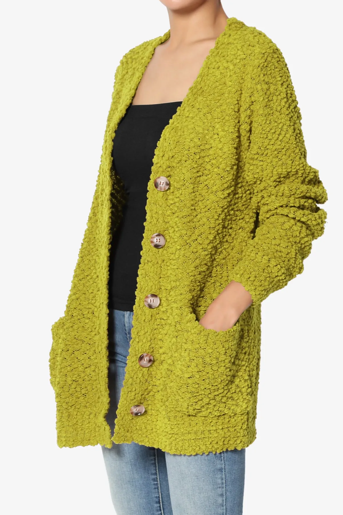 Barry Button Teddy Knit Sweater Cardigan MORE COLORS