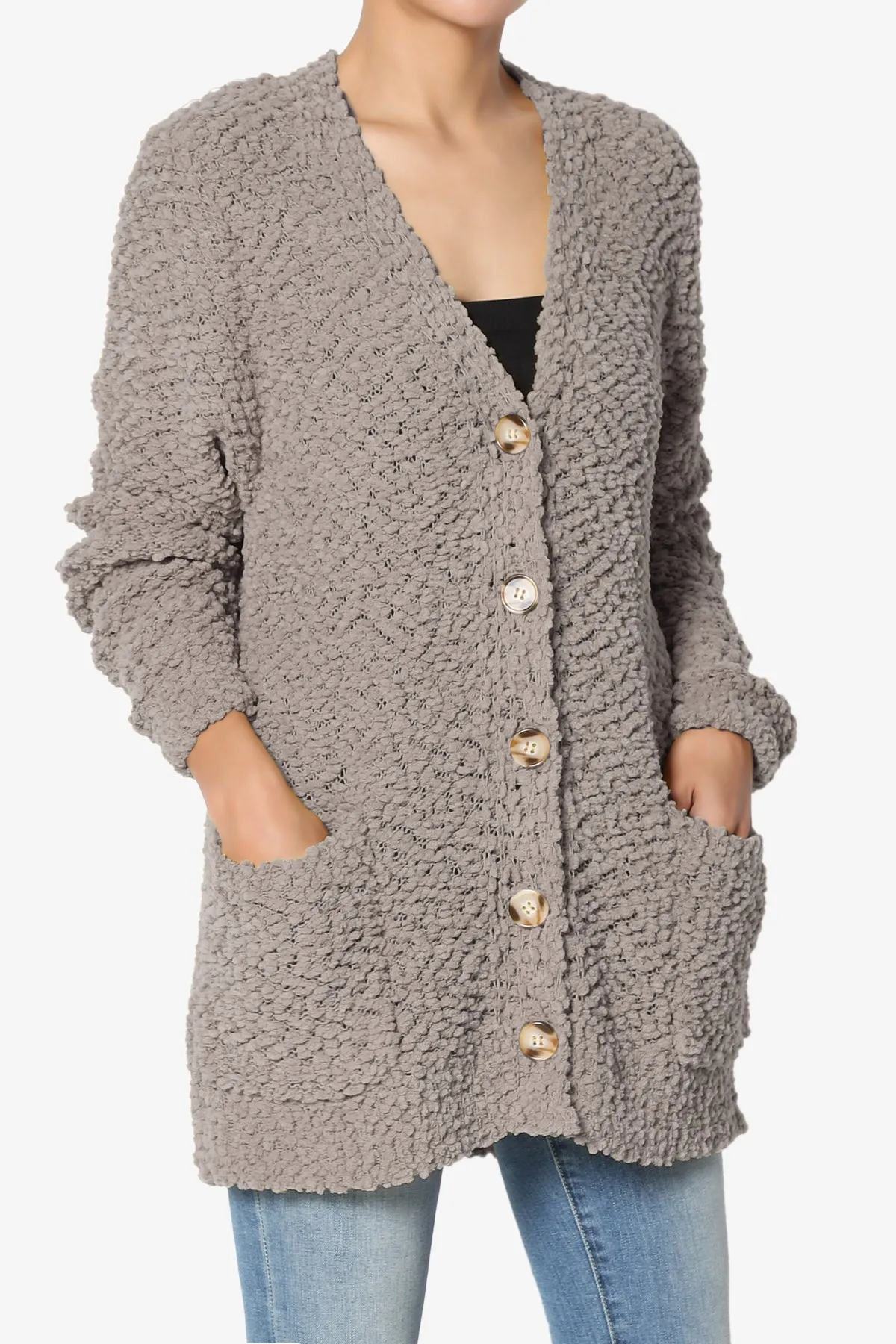 Barry Button Teddy Knit Sweater Cardigan MORE COLORS