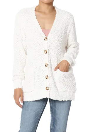 Barry Button Teddy Knit Sweater Cardigan MORE COLORS