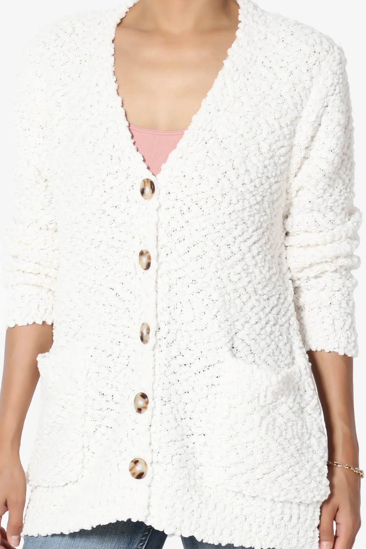 Barry Button Teddy Knit Sweater Cardigan MORE COLORS