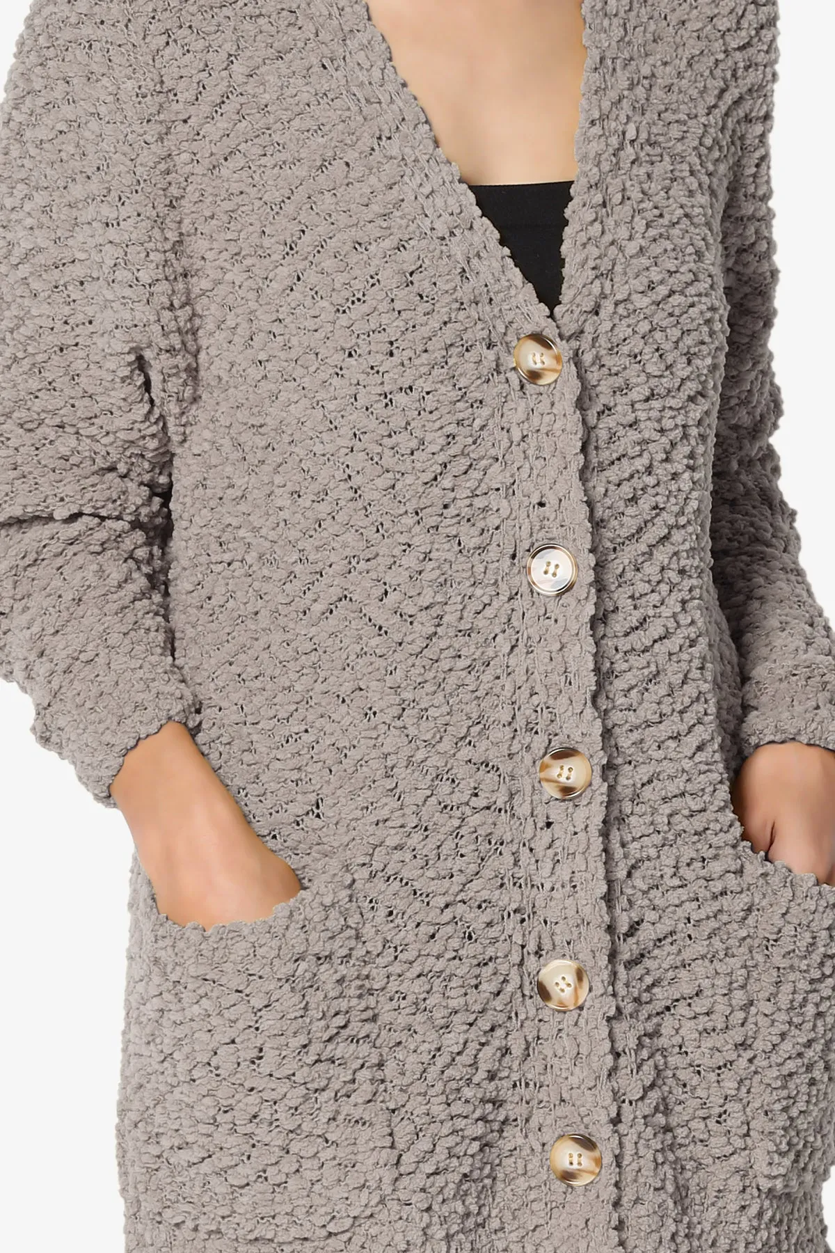 Barry Button Teddy Knit Sweater Cardigan MORE COLORS