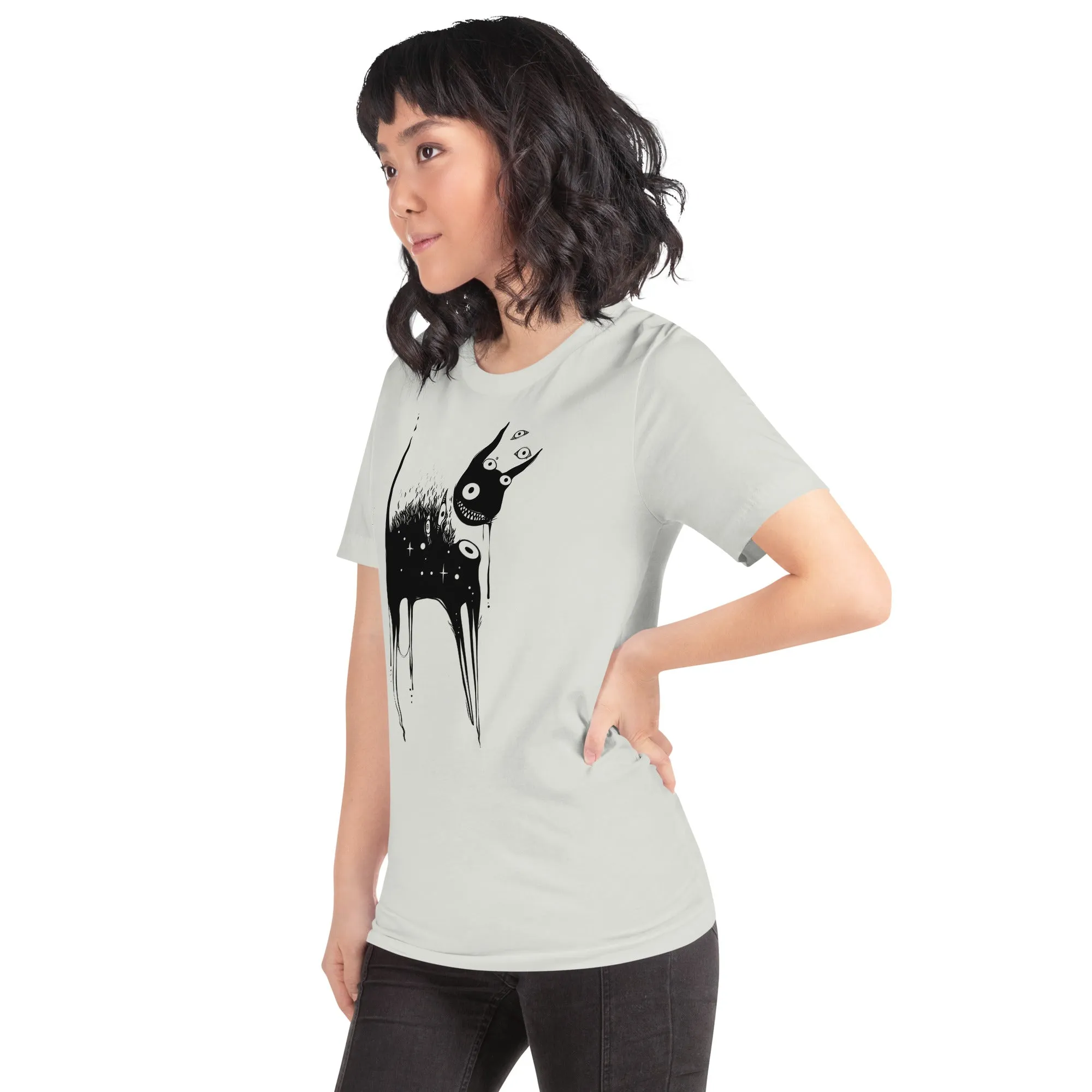 Black Cat Creature, Unisex T-Shirt