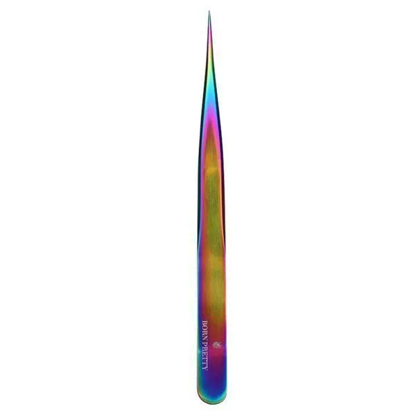 Born Pretty - Rainbow Tweezers Set of 2 #38328-1 & #38328-2