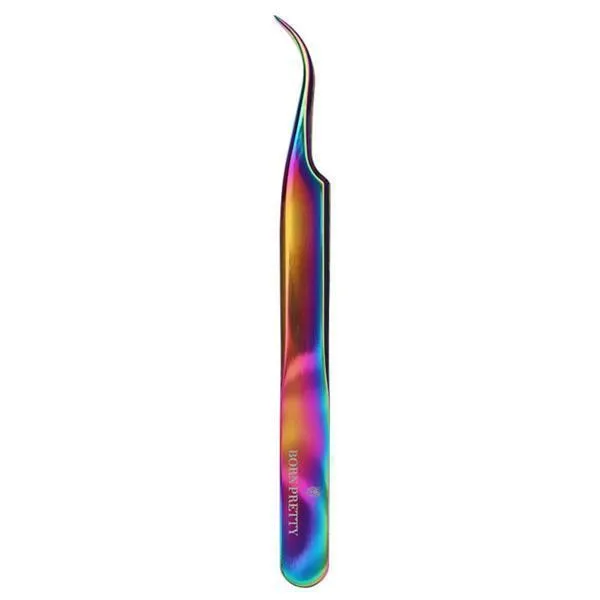 Born Pretty - Rainbow Tweezers Set of 2 #38328-1 & #38328-2