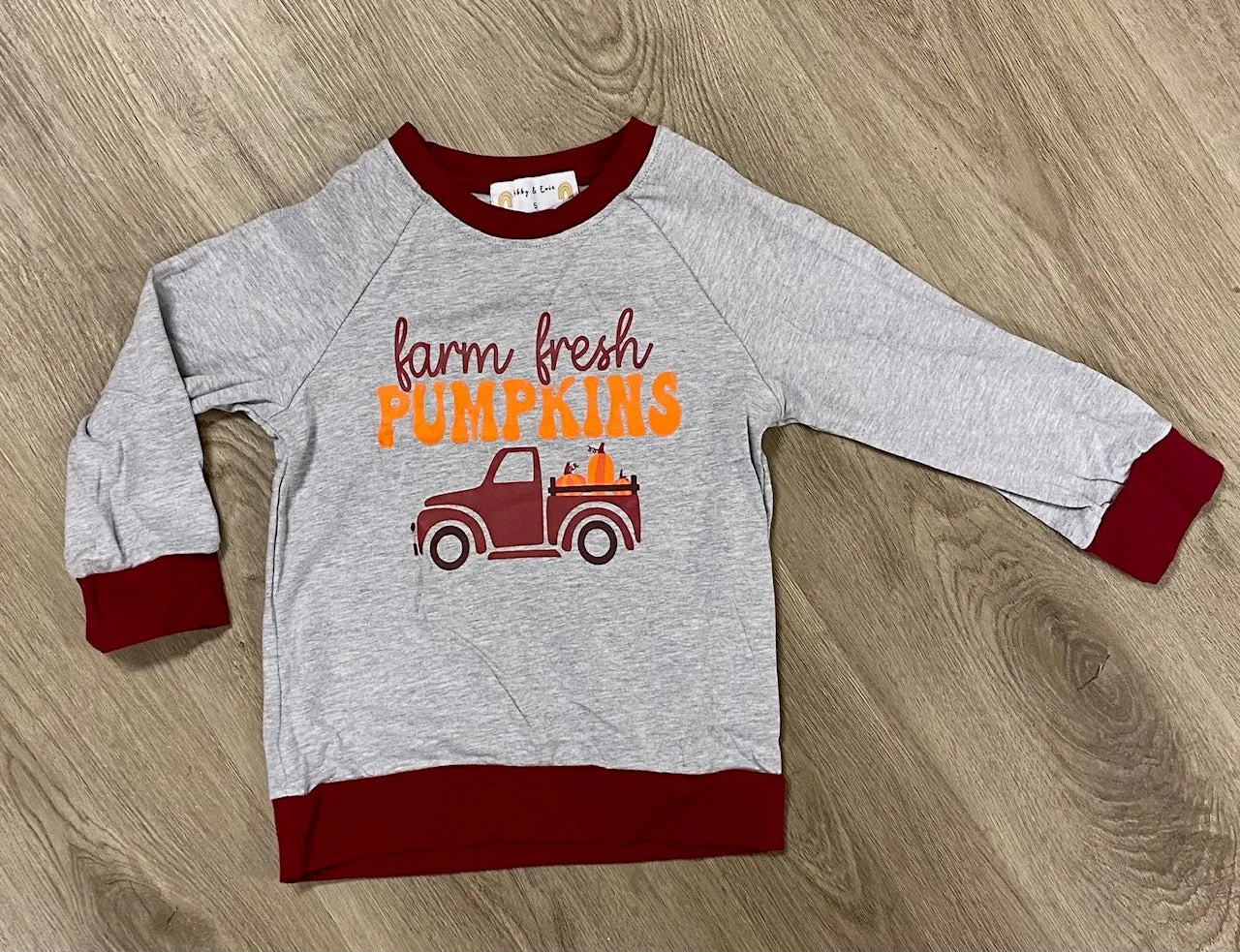 Boys Pumpkin Truck Shirt