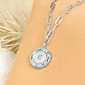 Circular Stone Necklace