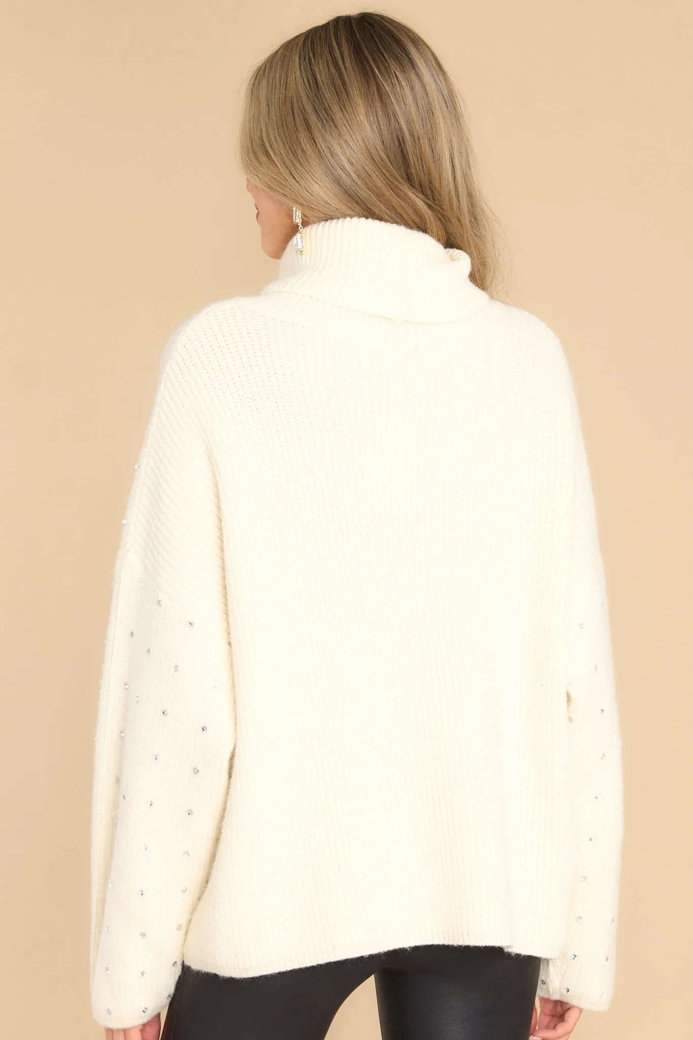 Cold Night Dreams Ivory Sweater