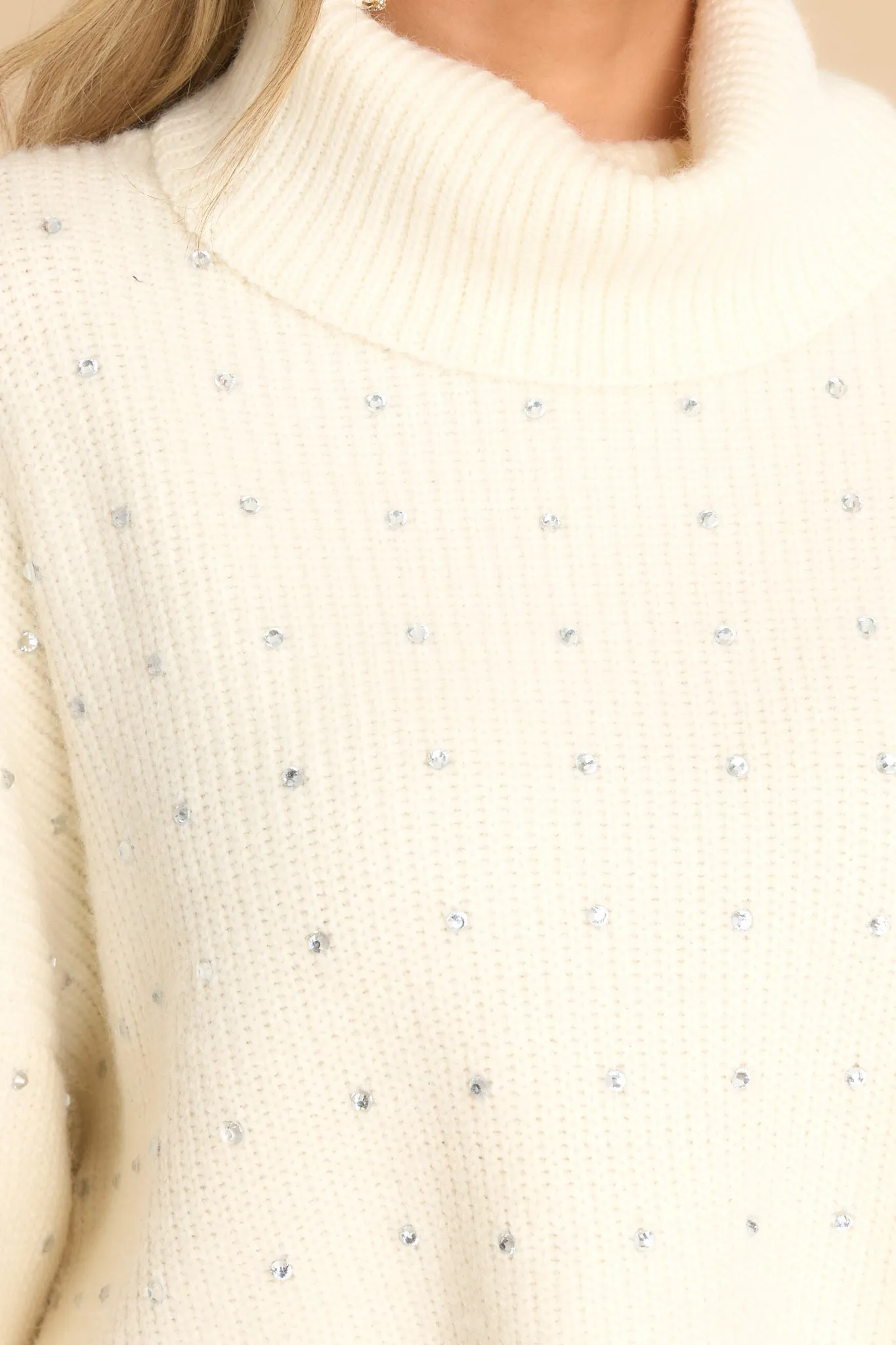 Cold Night Dreams Ivory Sweater