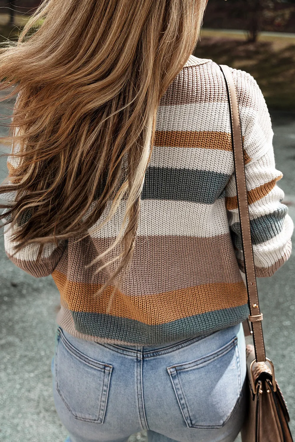 Colorblock Knit Sweater