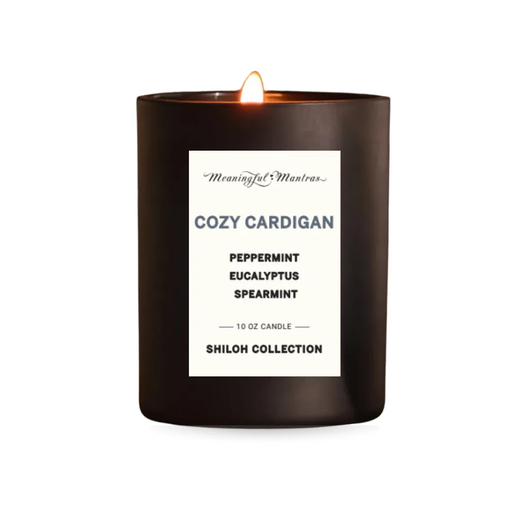 Cozy Cardigan Natural Candle 10oz Shiloh Collection