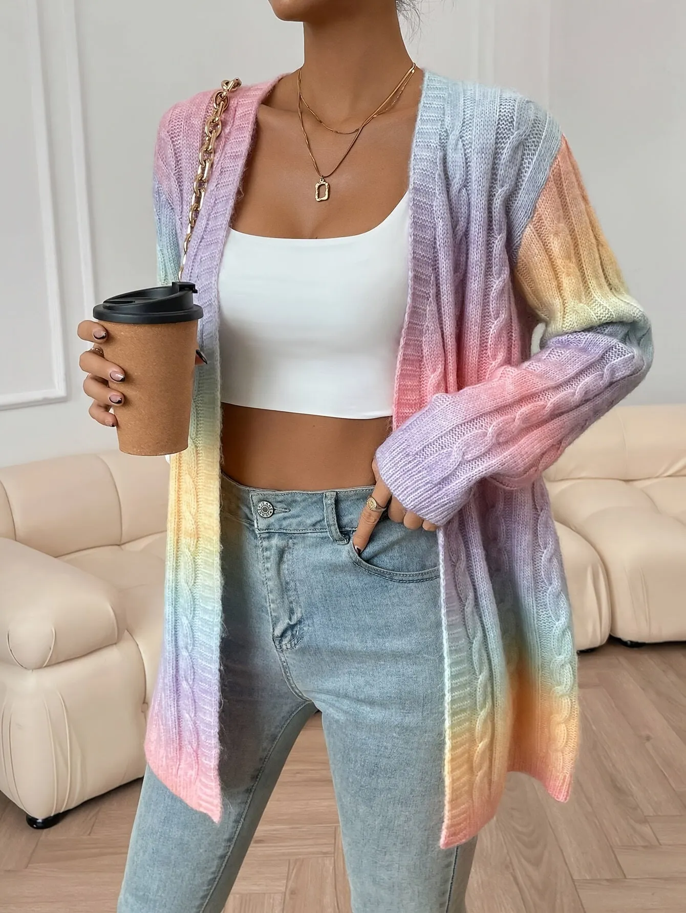 Cozy Fall & Winter Women's Open Front Sweater