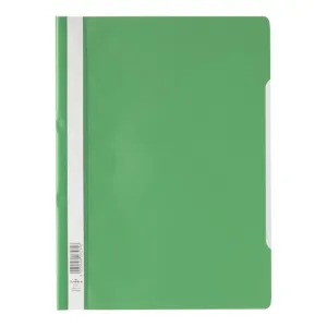 Durable Clear View Folder - Economy A4, Green