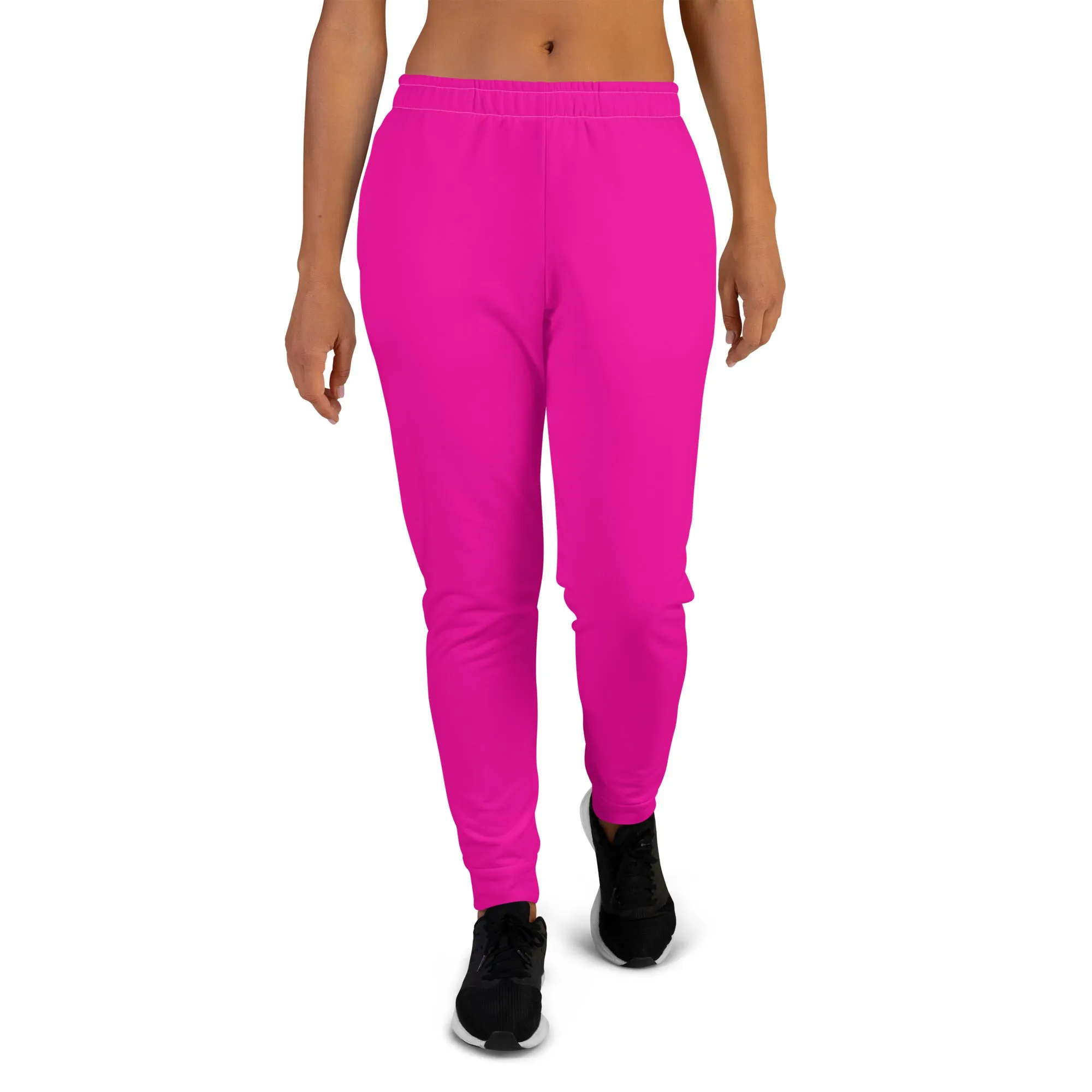 ELEVATED ESSENTIALS, GS LOGO FLEECE JOGGERS POWER PINK