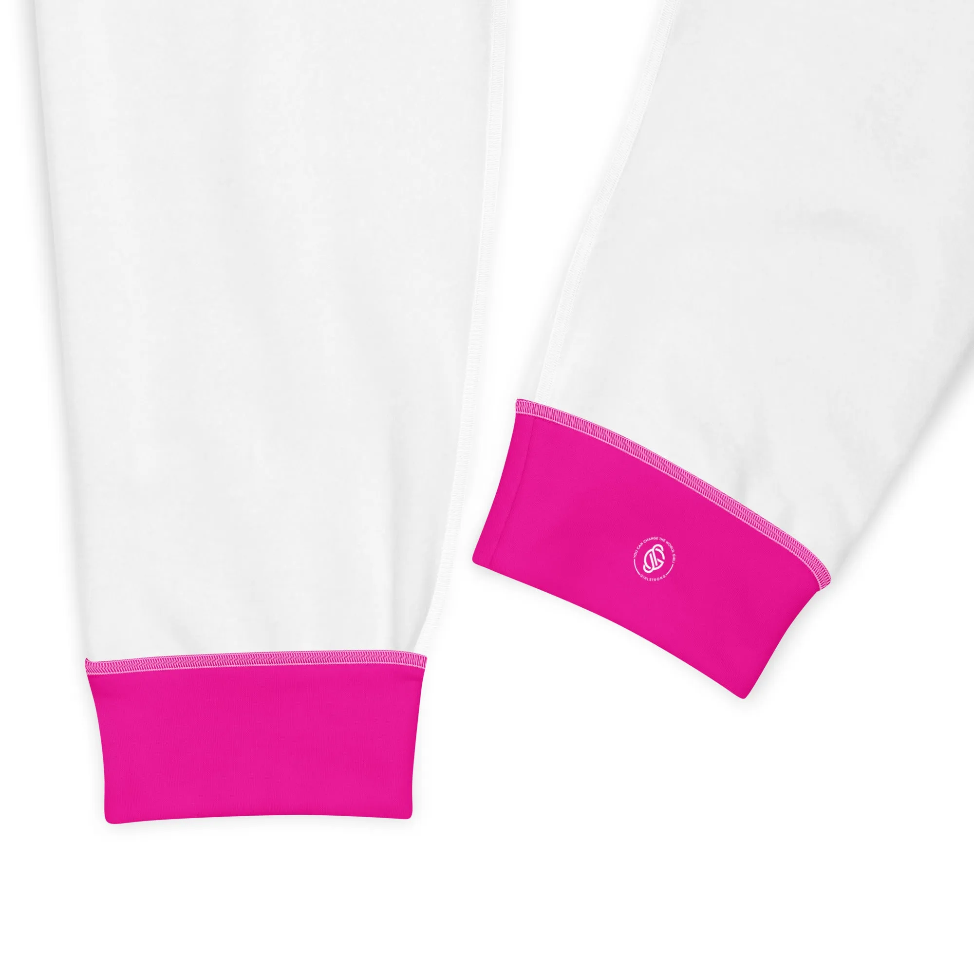 ELEVATED ESSENTIALS, GS LOGO FLEECE JOGGERS POWER PINK