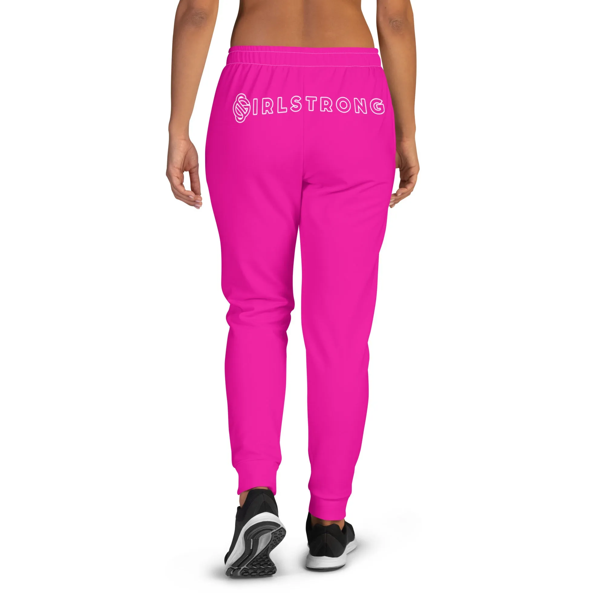 ELEVATED ESSENTIALS, GS LOGO FLEECE JOGGERS POWER PINK