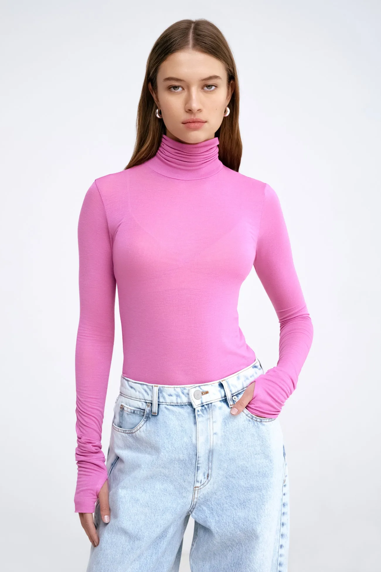 Eloise Sheer Turtleneck