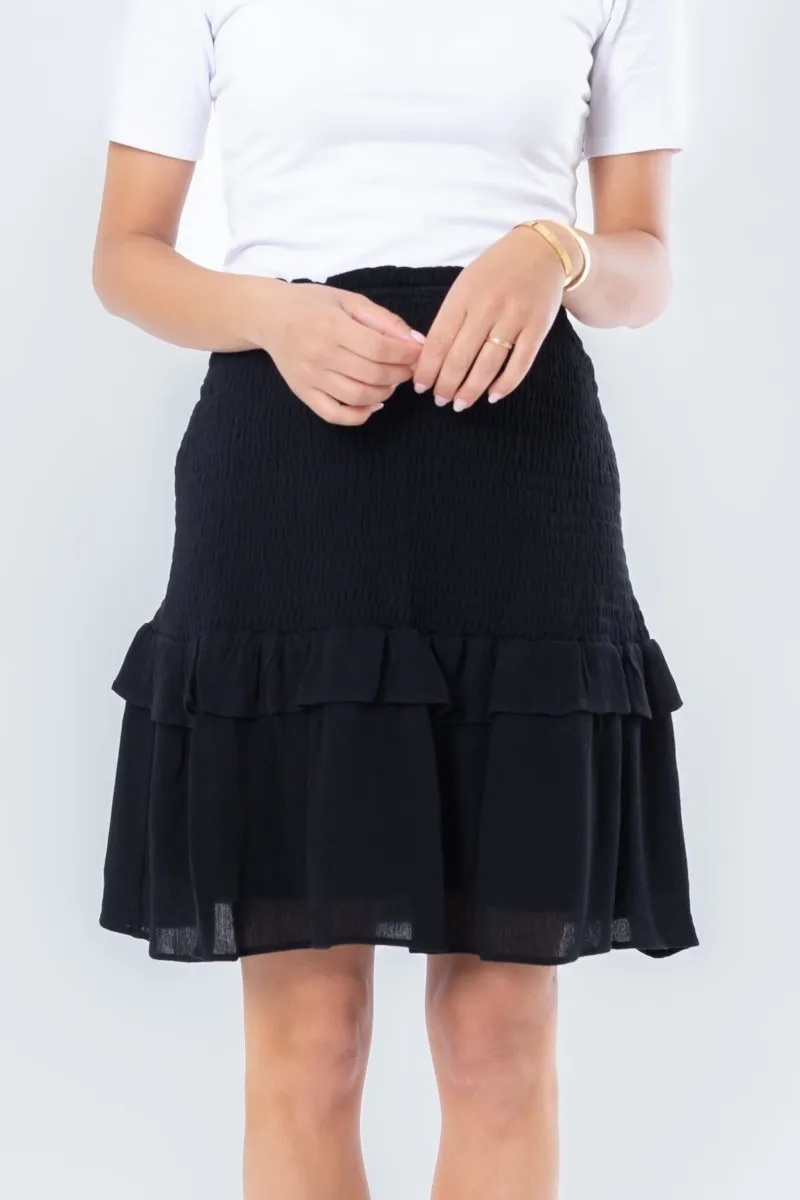 EMILY SKIRT (BLACK) 20"