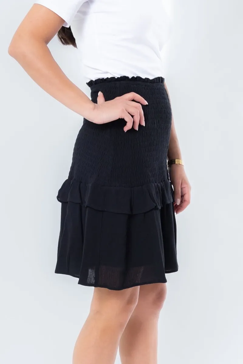 EMILY SKIRT (BLACK) 20"