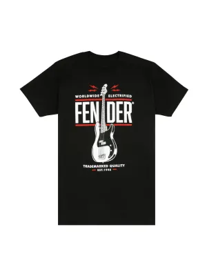 Fender Precision Bass T-Shirt, Black, Small