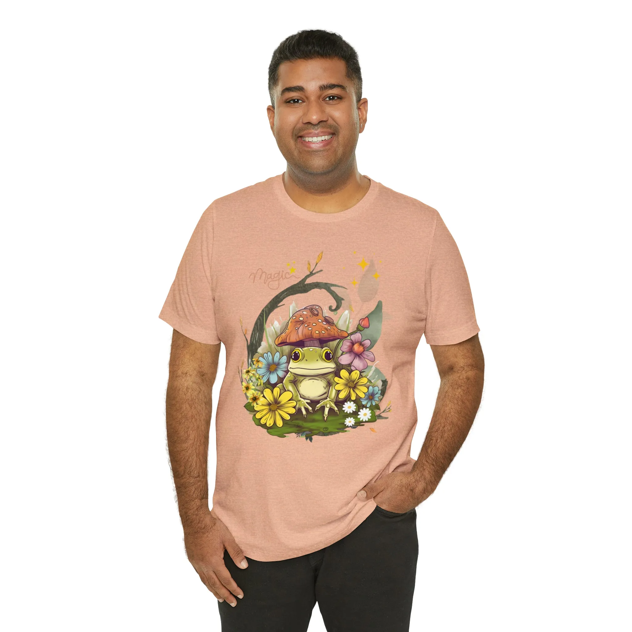 Frog magic kawaii cute Unisex Jersey Short Sleeve Tee