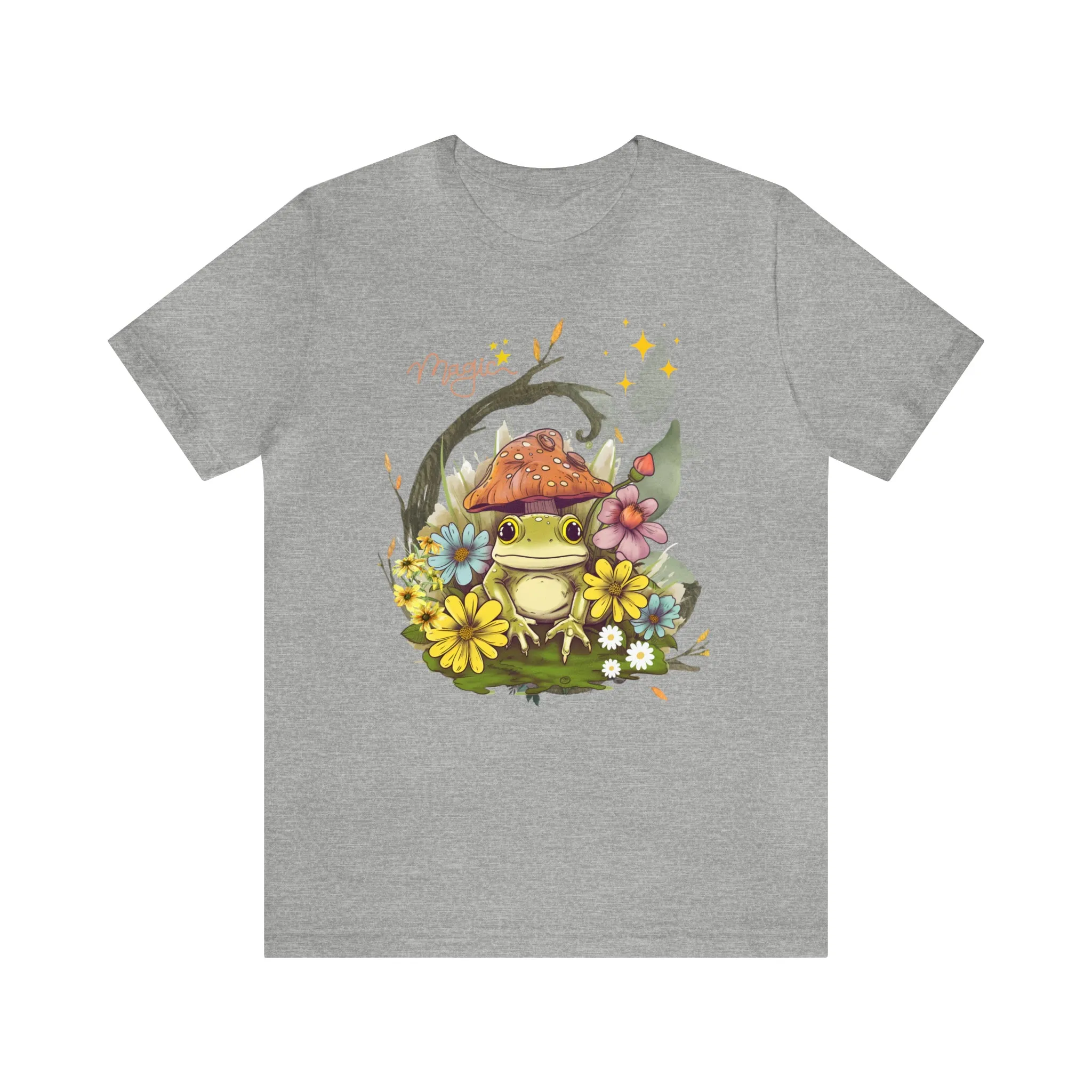 Frog magic kawaii cute Unisex Jersey Short Sleeve Tee