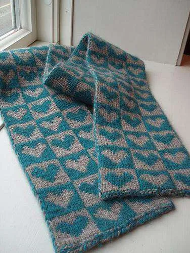 From My Heart Scarf- Pattern