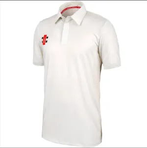 Gray Nicolls Pro Performance Short Sleeves Cricket Shirt - White