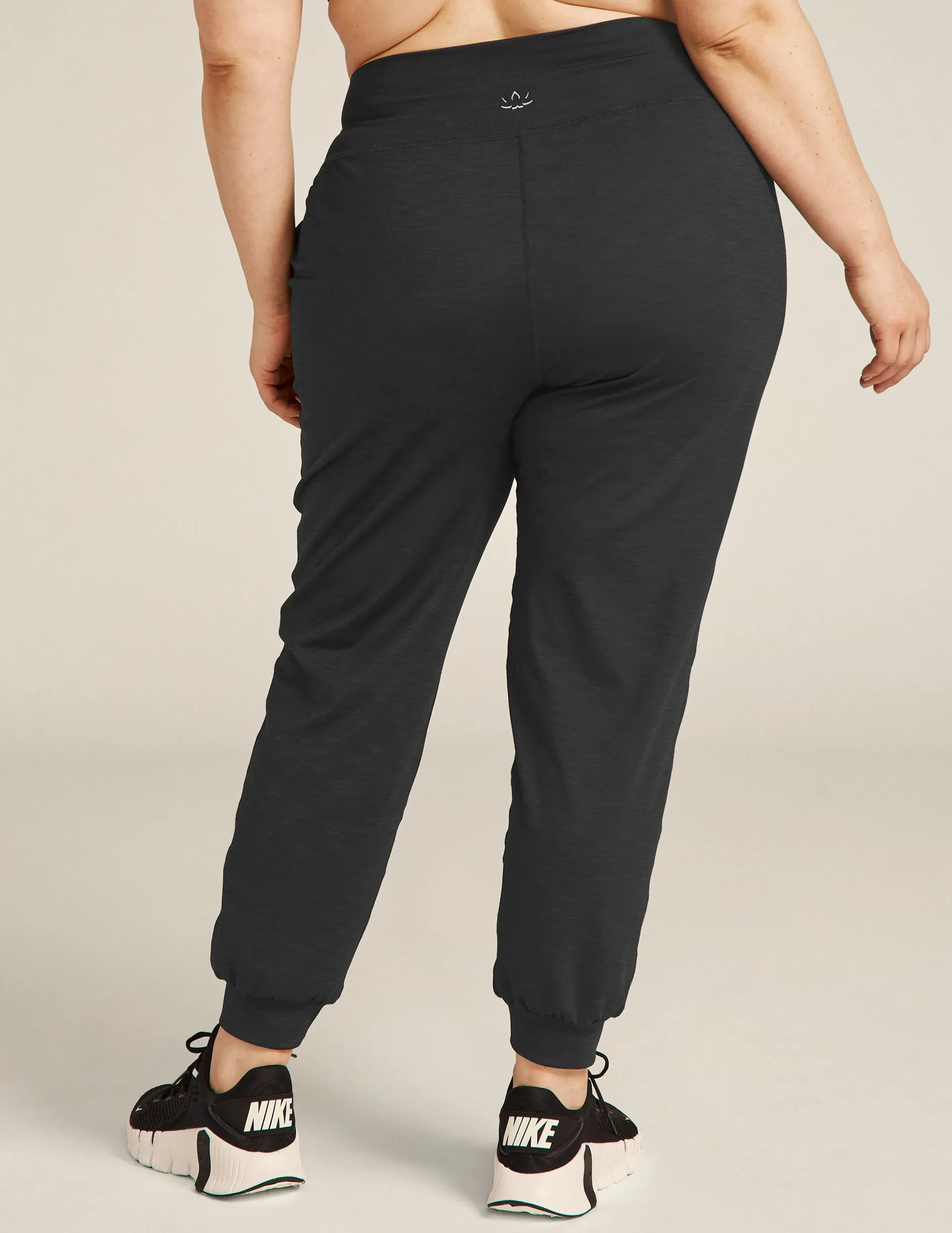 Heather Rib Midi Jogger