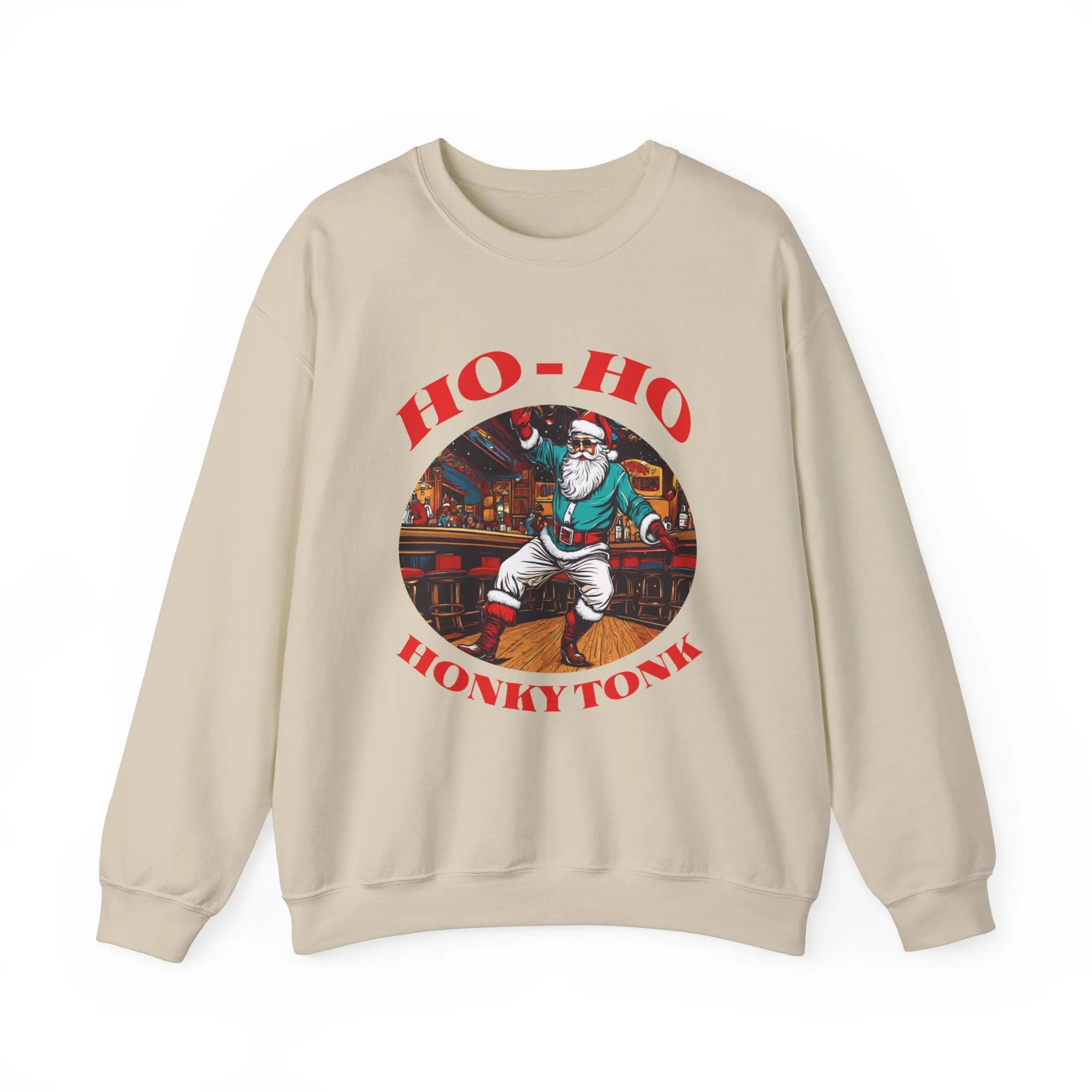 Ho-Ho Honky Tonk Sweatshirt, Country Sweater, Christmas Sweater, Country Music Sweater