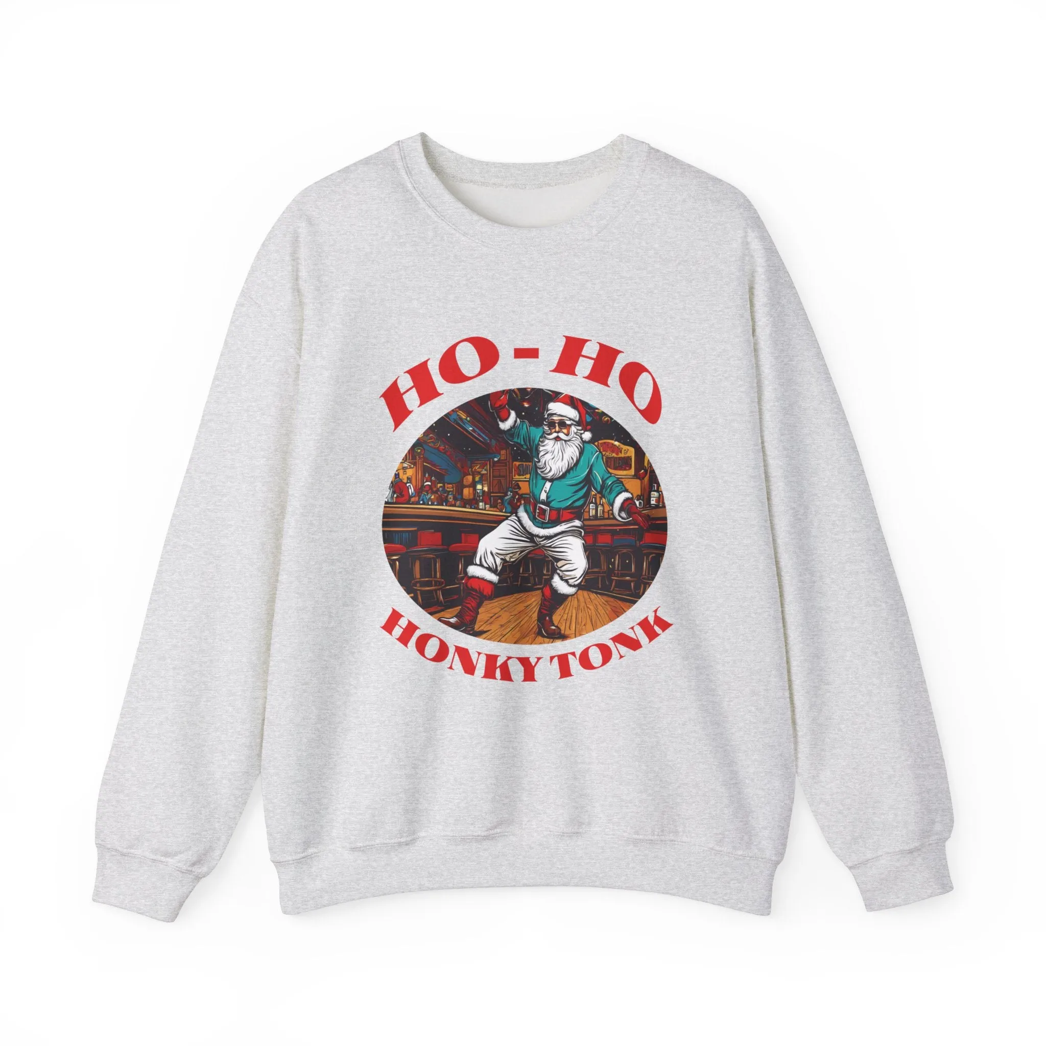 Ho-Ho Honky Tonk Sweatshirt, Country Sweater, Christmas Sweater, Country Music Sweater