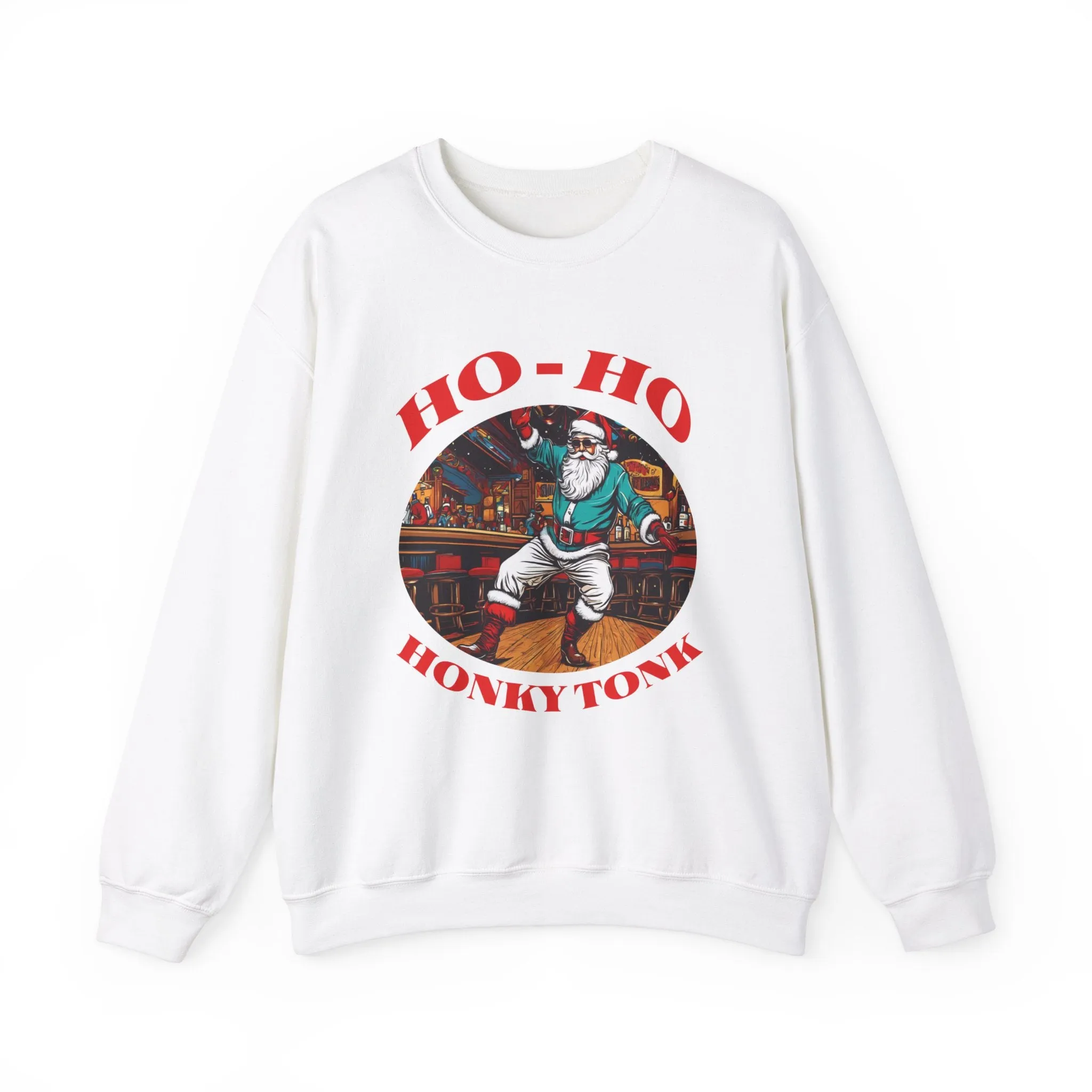 Ho-Ho Honky Tonk Sweatshirt, Country Sweater, Christmas Sweater, Country Music Sweater