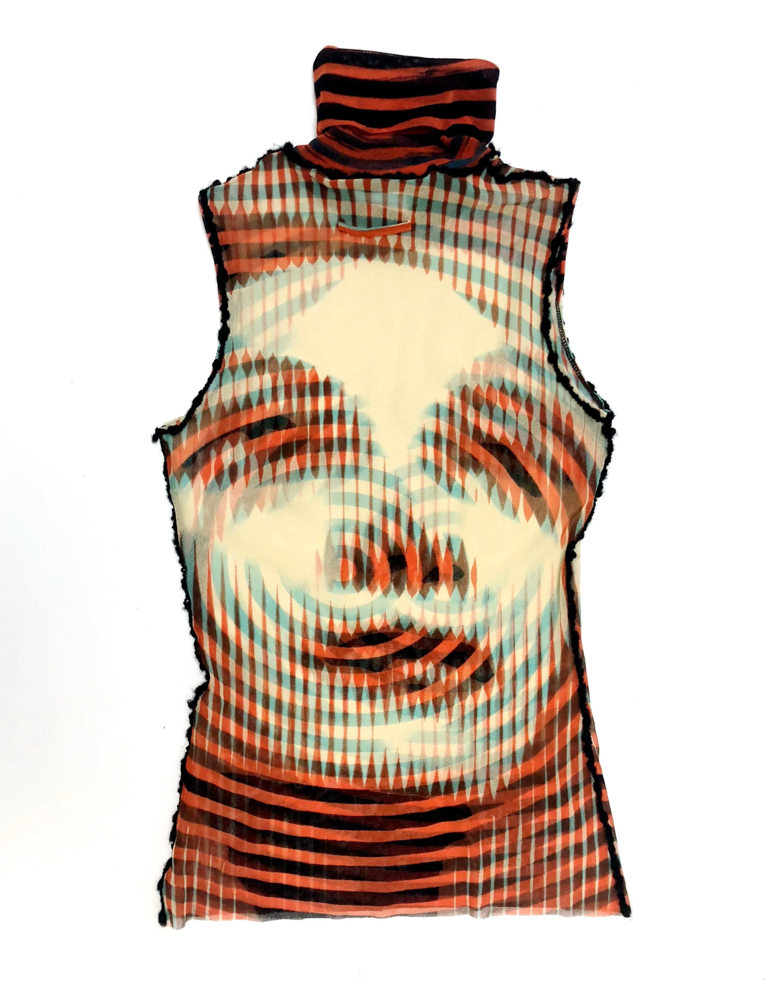 Jean Paul Gaultier Hypnotic Face Top