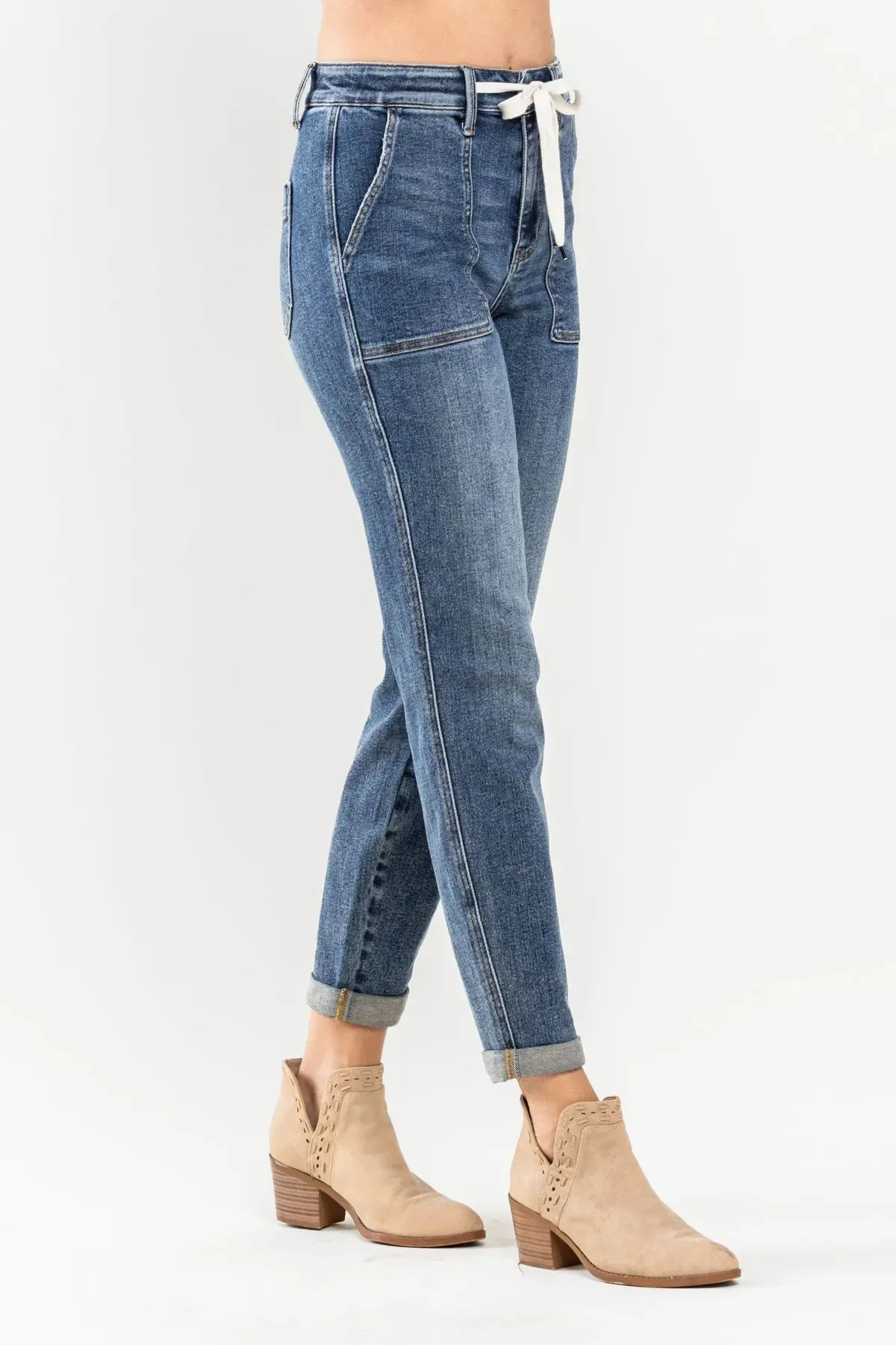 Judy Blue Pull on Denim Joggers