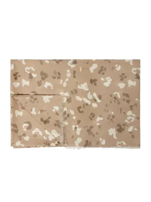 Katie Loxton, Printed Scarf, Blossom Print, Mink